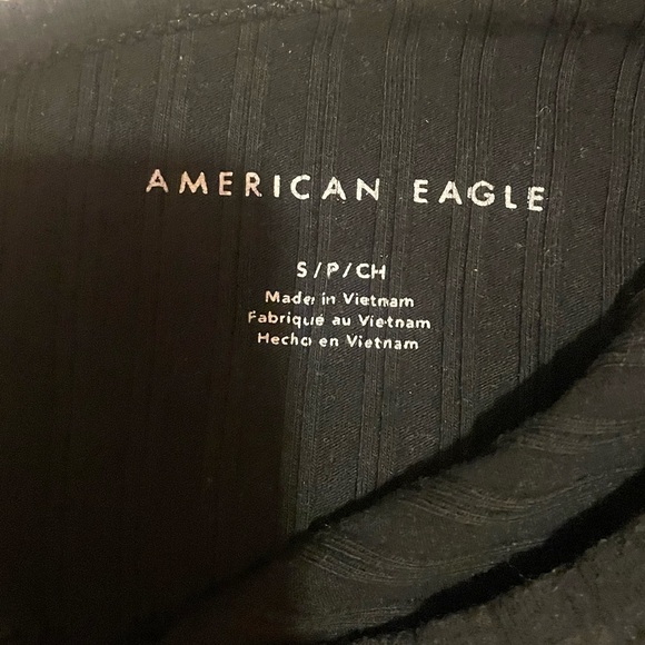 American Eagle Cropped One-Shoulder Tank Top - Picture 3 of 3